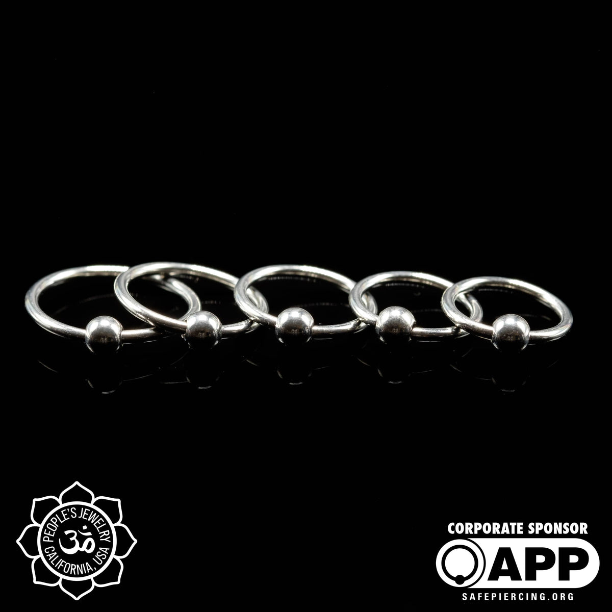 Niobium Captive Bead Rings