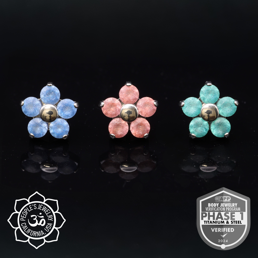 Sandblasted Flower End