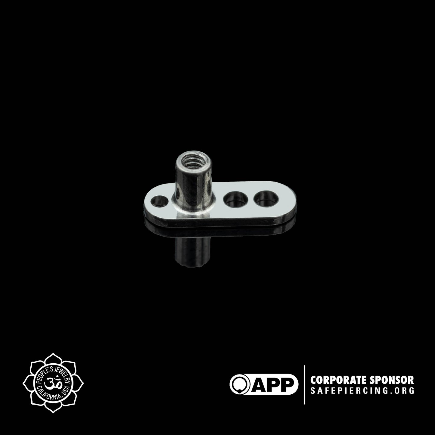 Threaded Titanium Dermal Anchor - 14/12g