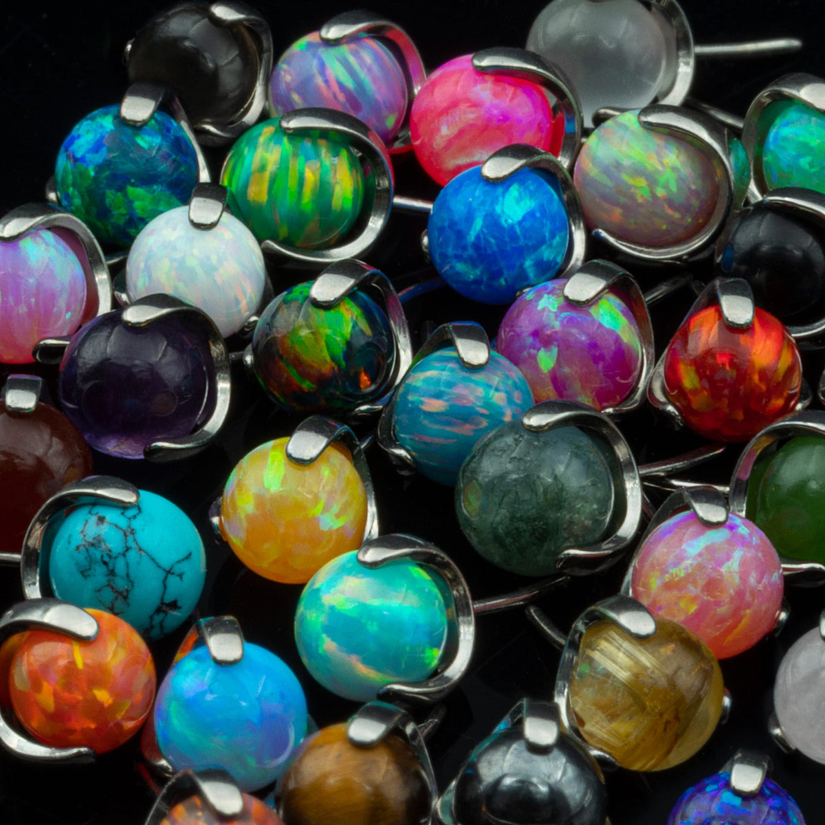 Threadless Titanium Claws - Round
