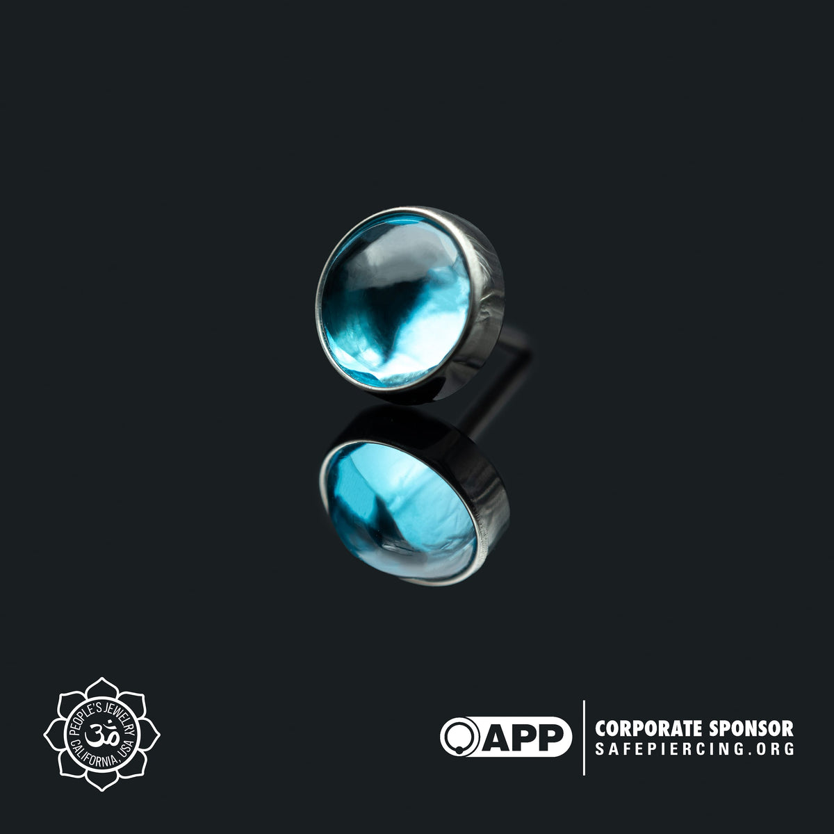 Threadless Titanium Bezel-set Cabochons