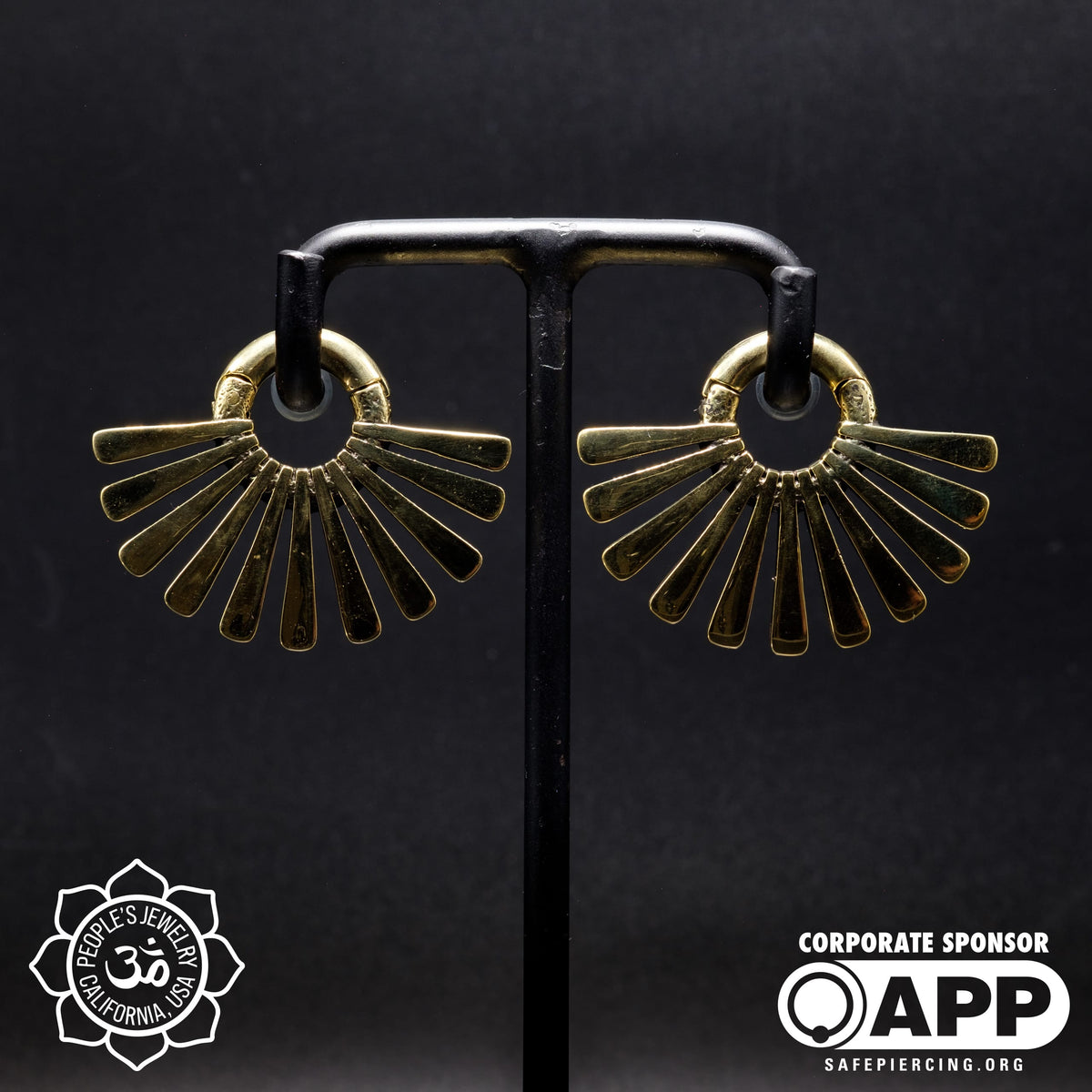 Brass Fan Clickers