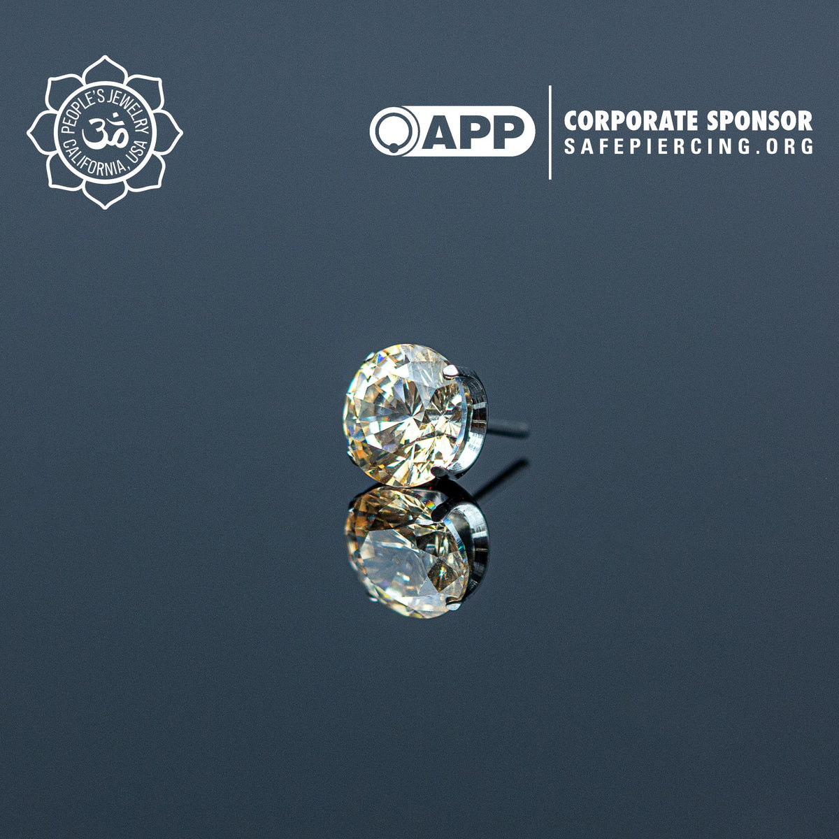 Threaded Titanium Prongs - Faceted Gems
