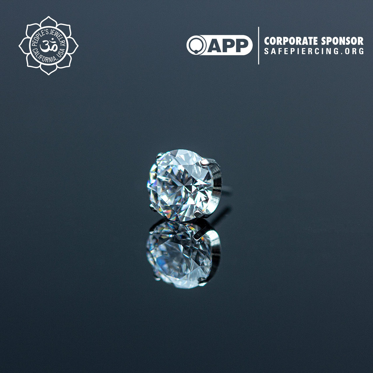 Threaded Titanium Prongs - Faceted Gems