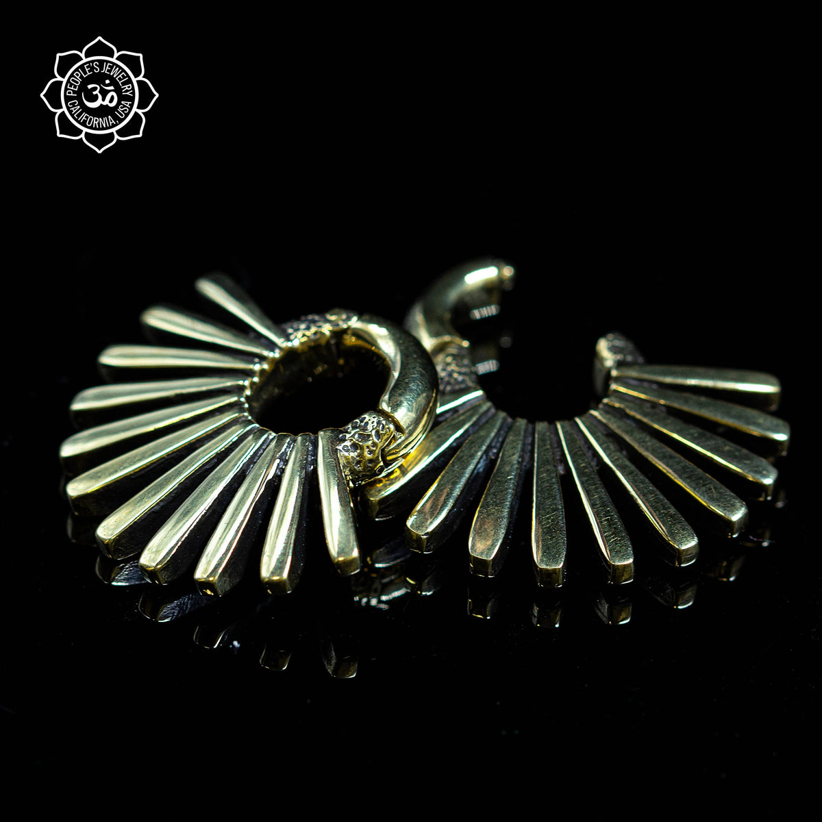 Brass Fan Clickers
