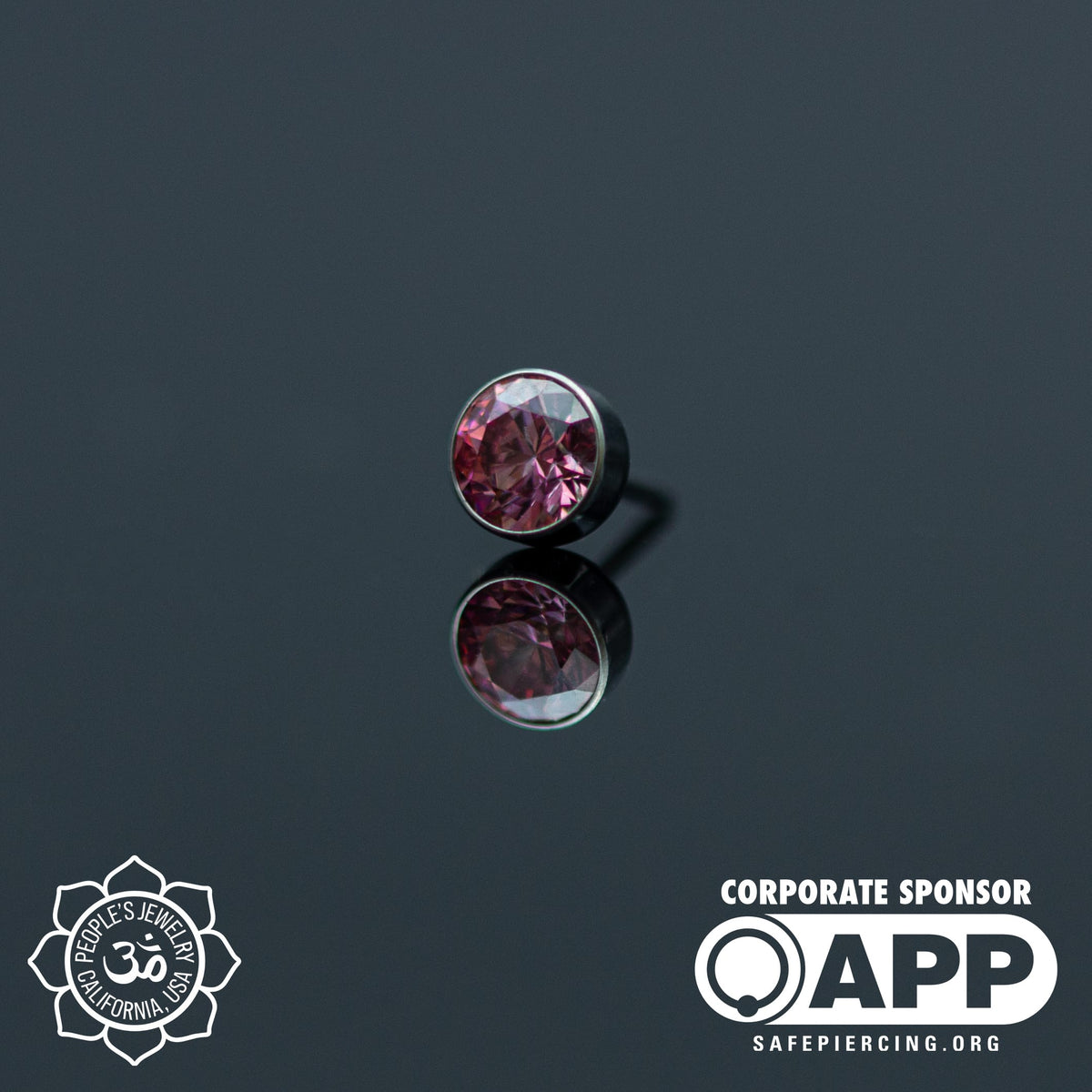 Threadless Titanium Gem Bezel