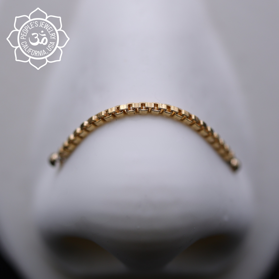 14k Gold-Filled Venetian Box Chain