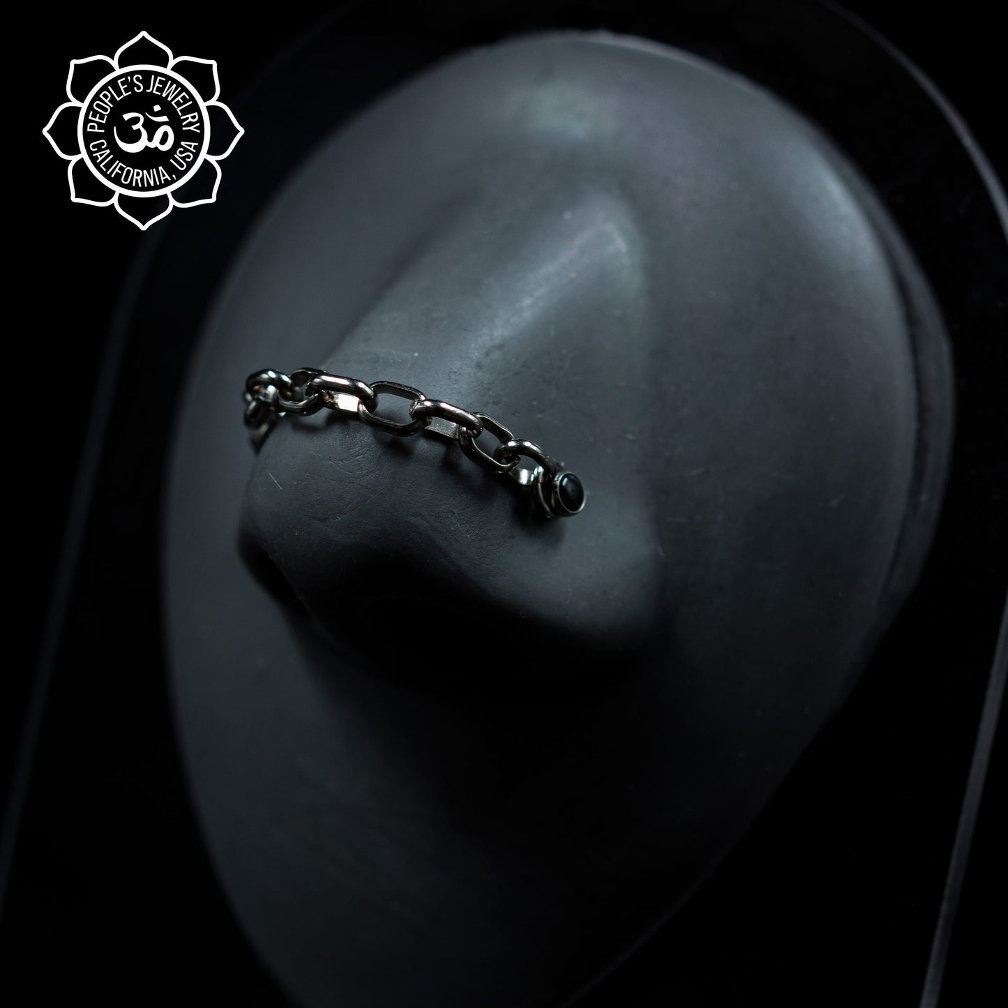 Half Round Chain with Jump Rings
