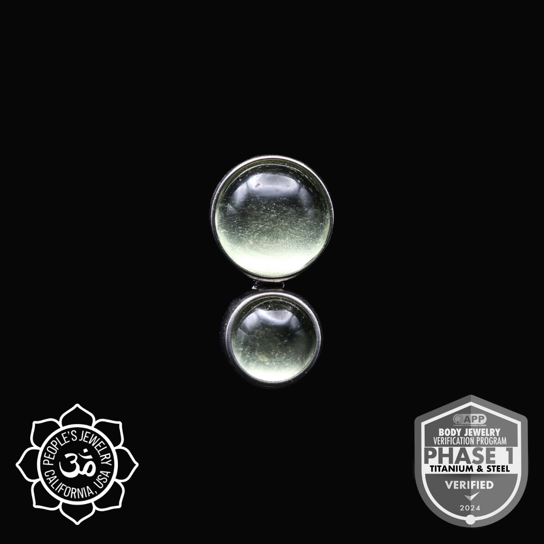 Natural Stone Two Gem Cluster