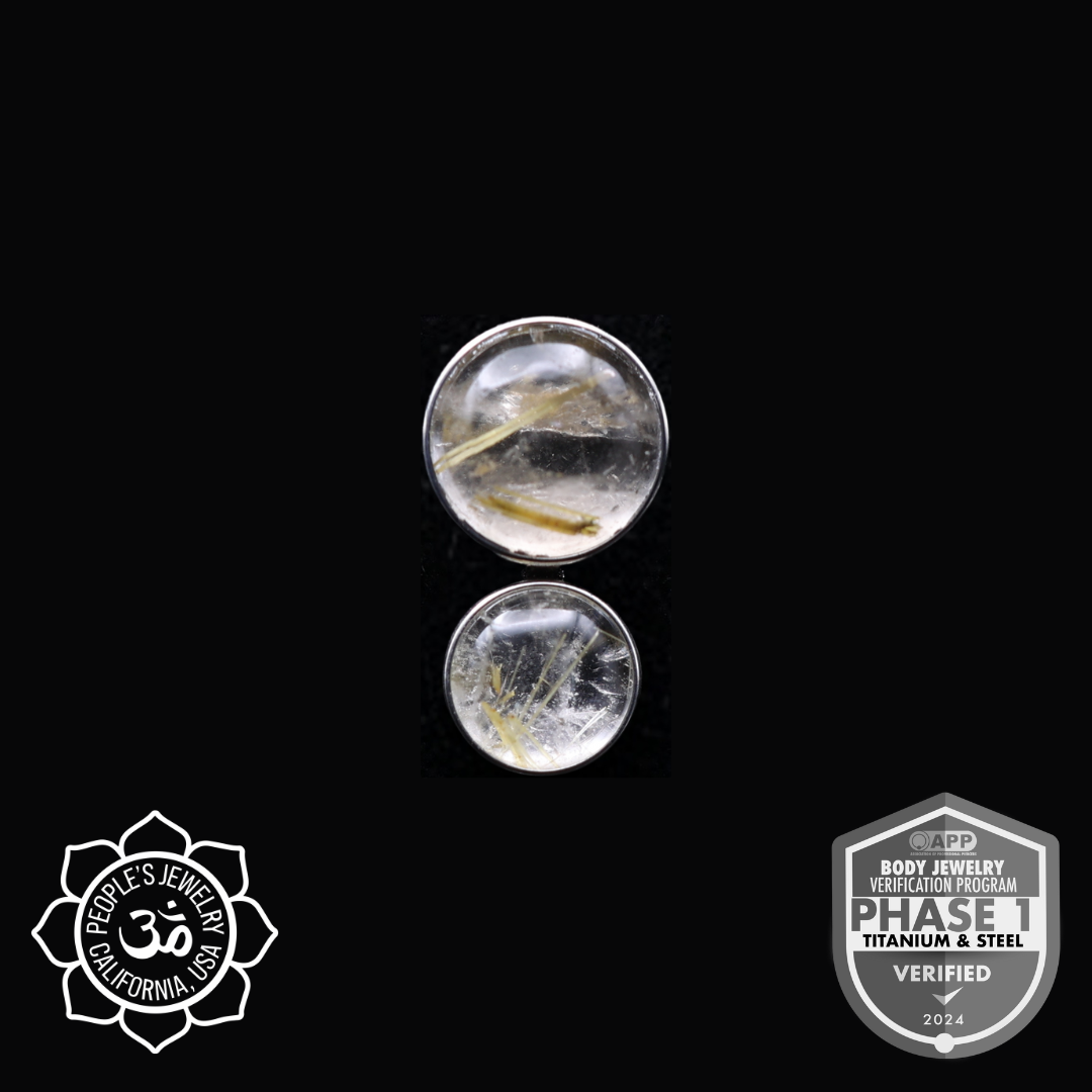 Natural Stone Two Gem Cluster