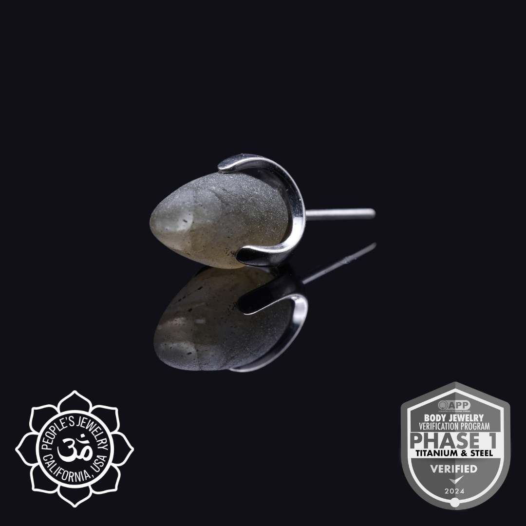 Threadless Titanium Claws - Bullet (Sandblasted)