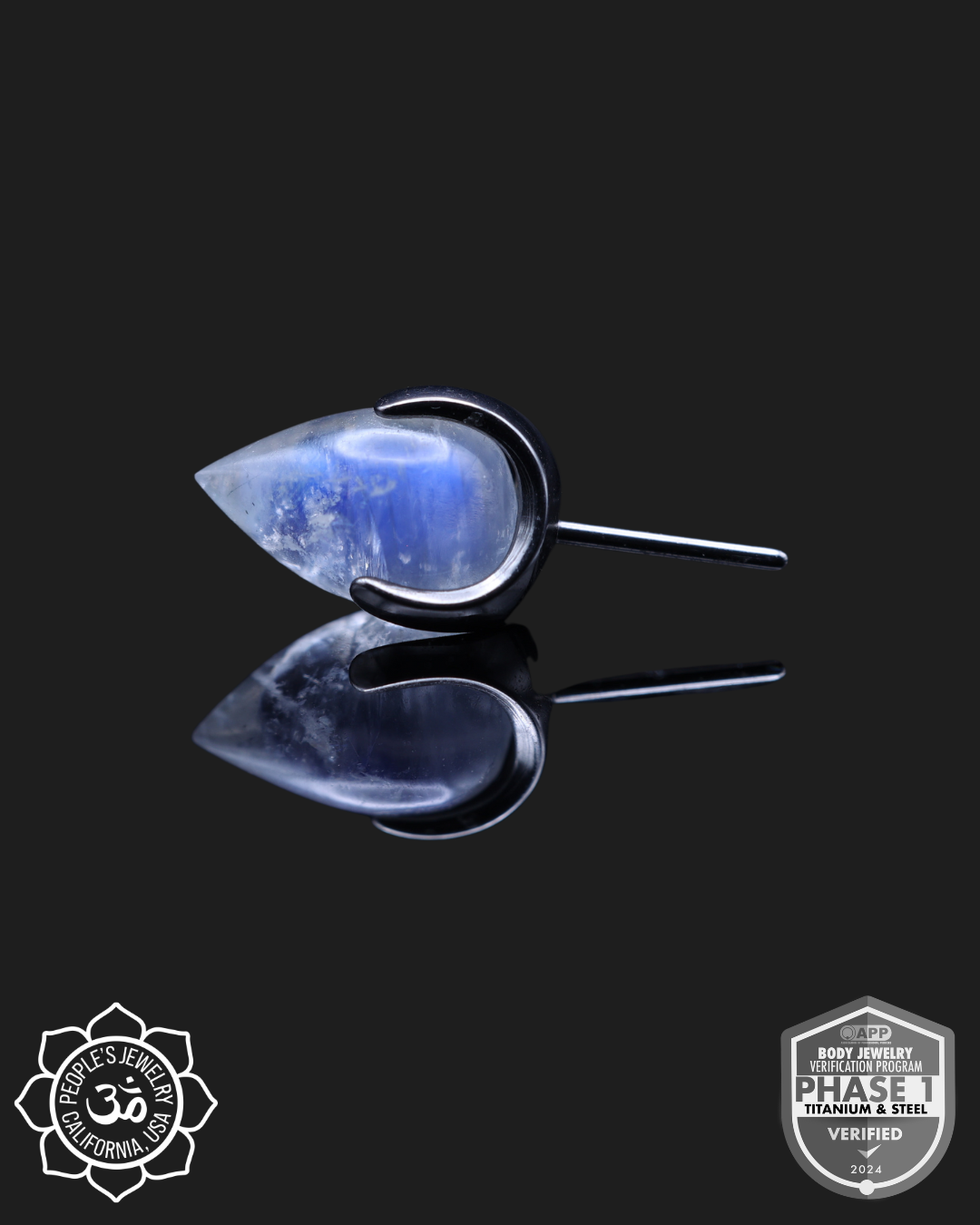 Threadless Titanium Claws - Bullet (Sandblasted)