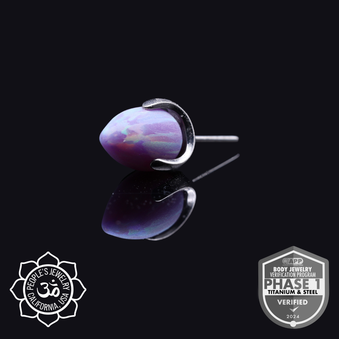 Threadless Titanium Claws - Bullet (Sandblasted)