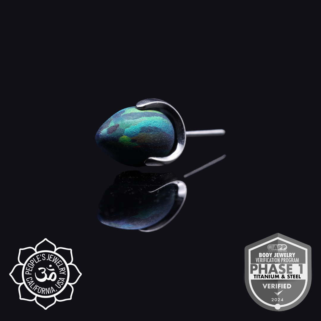 Threadless Titanium Claws - Bullet (Sandblasted)