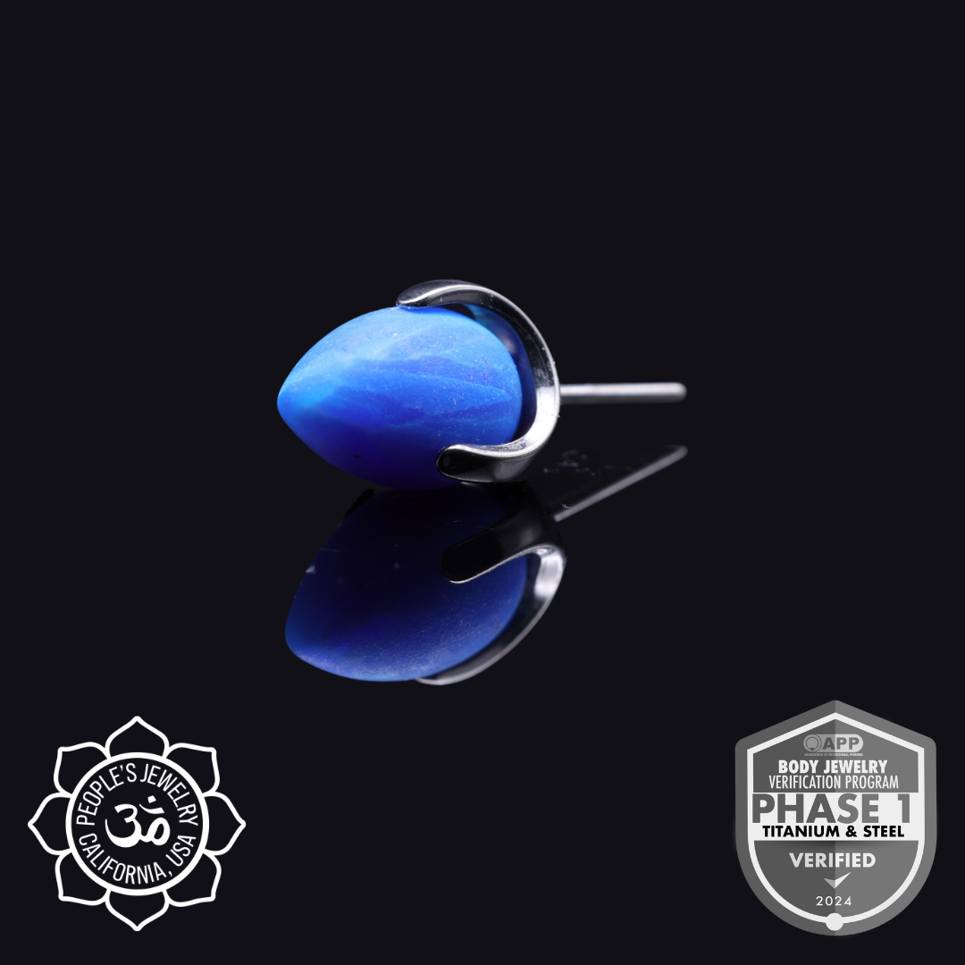 Threadless Titanium Claws - Bullet (Sandblasted)