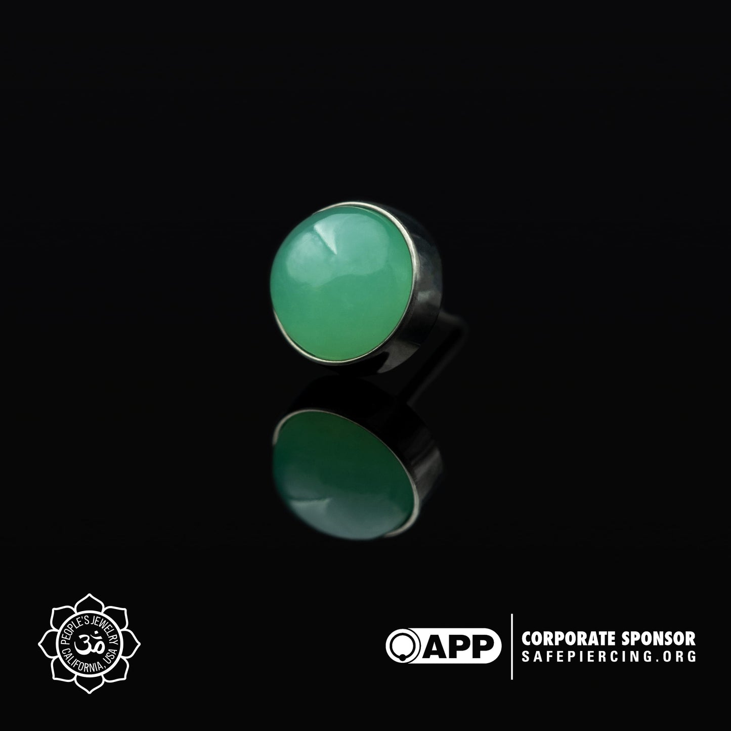 Threadless Titanium Prong-set Cabochons