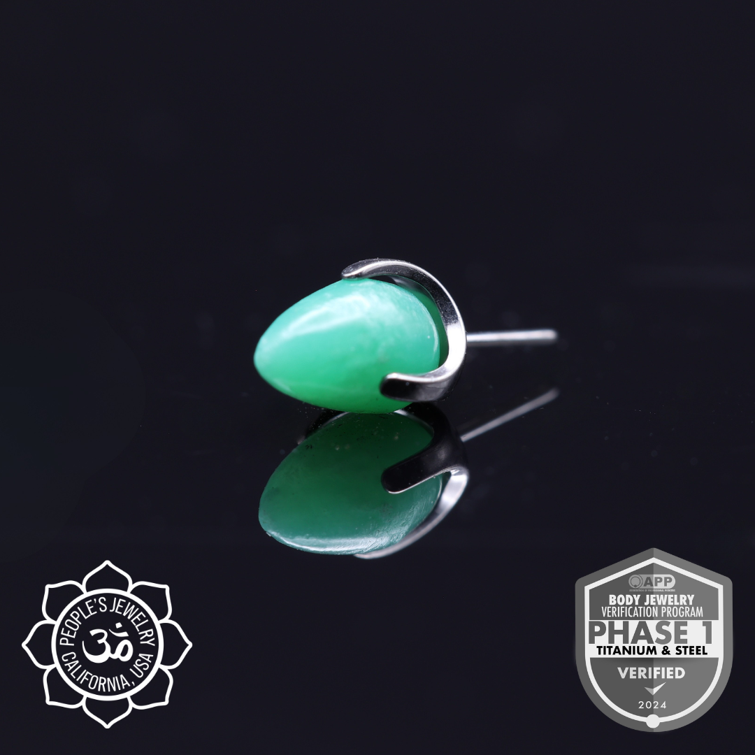 Threadless Titanium Claws - Bullet (Sandblasted)