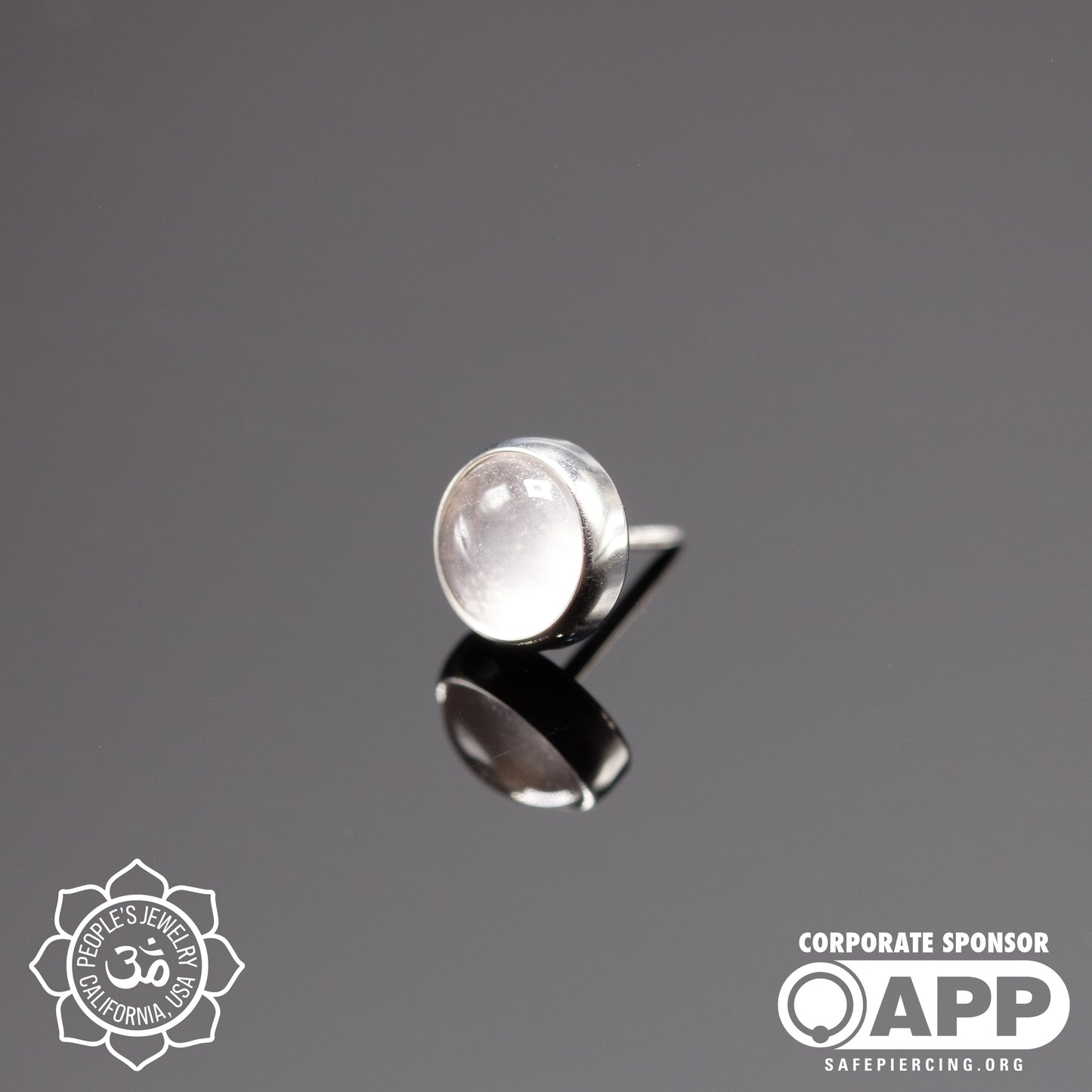 Threadless Titanium Prong-set Cabochons