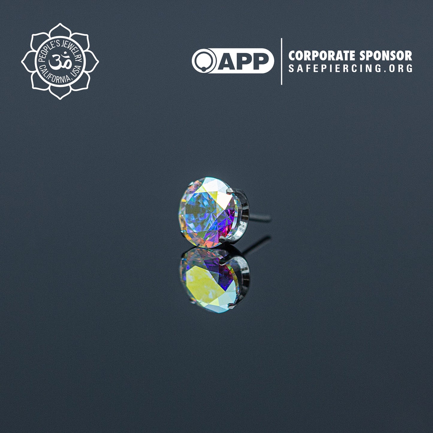 Threadless Titanium Prongs - 5mm - Faceted Gem