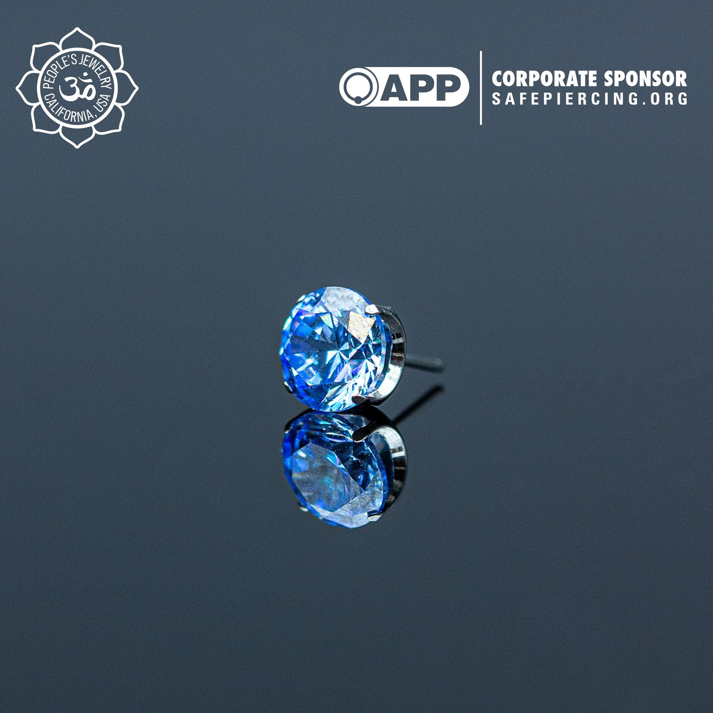 Threadless Titanium Prongs - 5mm - Faceted Gem