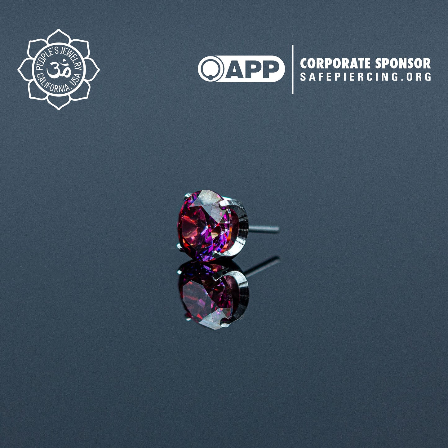 Threadless Titanium Prongs - 5mm - Faceted Gem