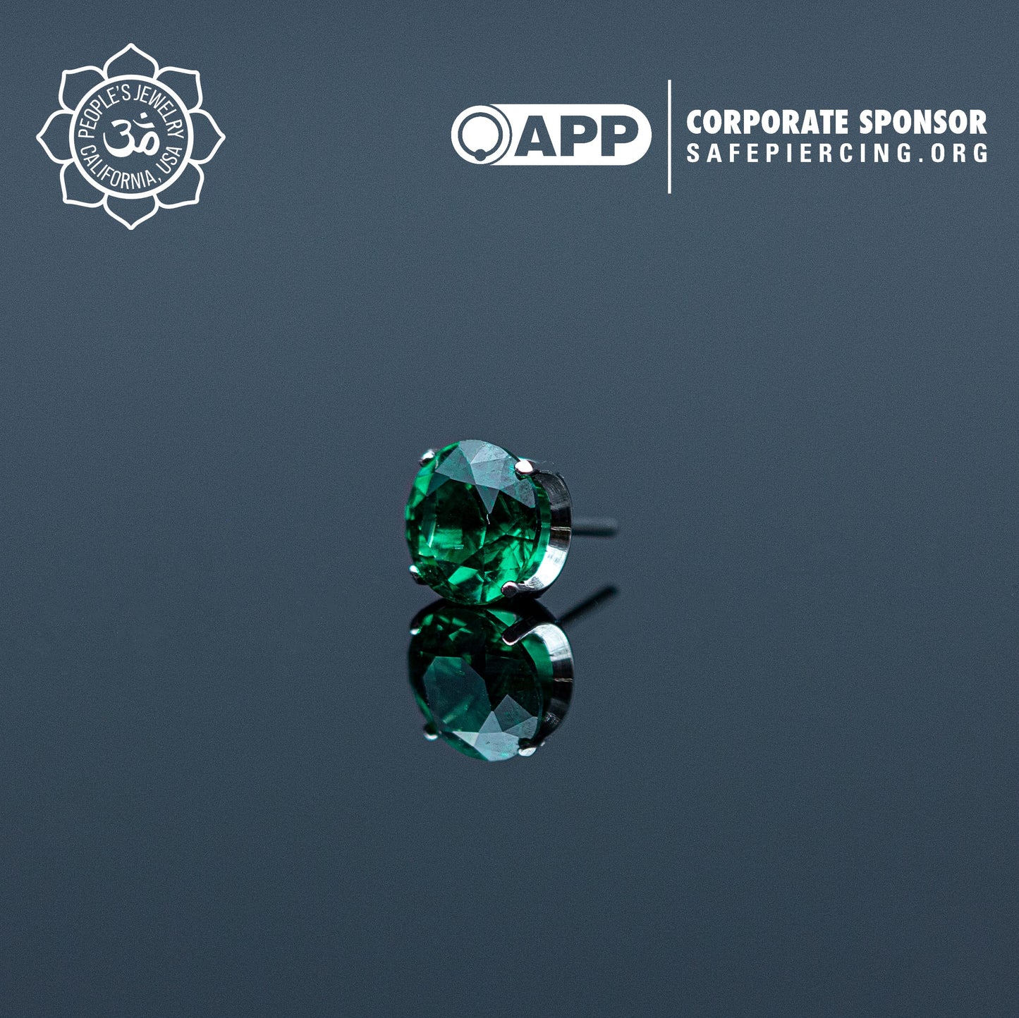 Threadless Titanium Prongs - 3mm - Faceted Gem
