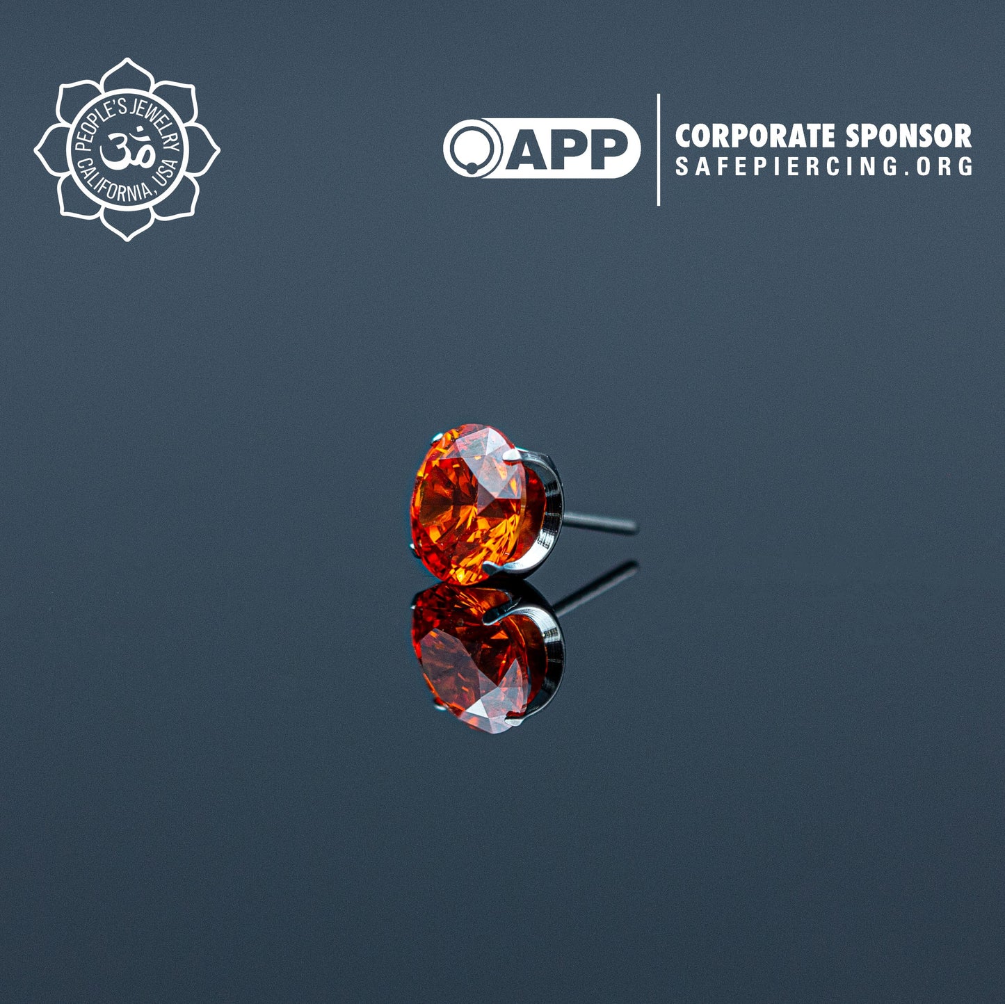 Threadless Titanium Prongs - 5mm - Faceted Gem