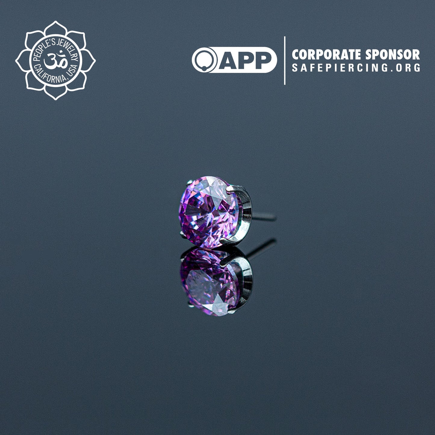Threadless Titanium Prongs - 5mm - Faceted Gem