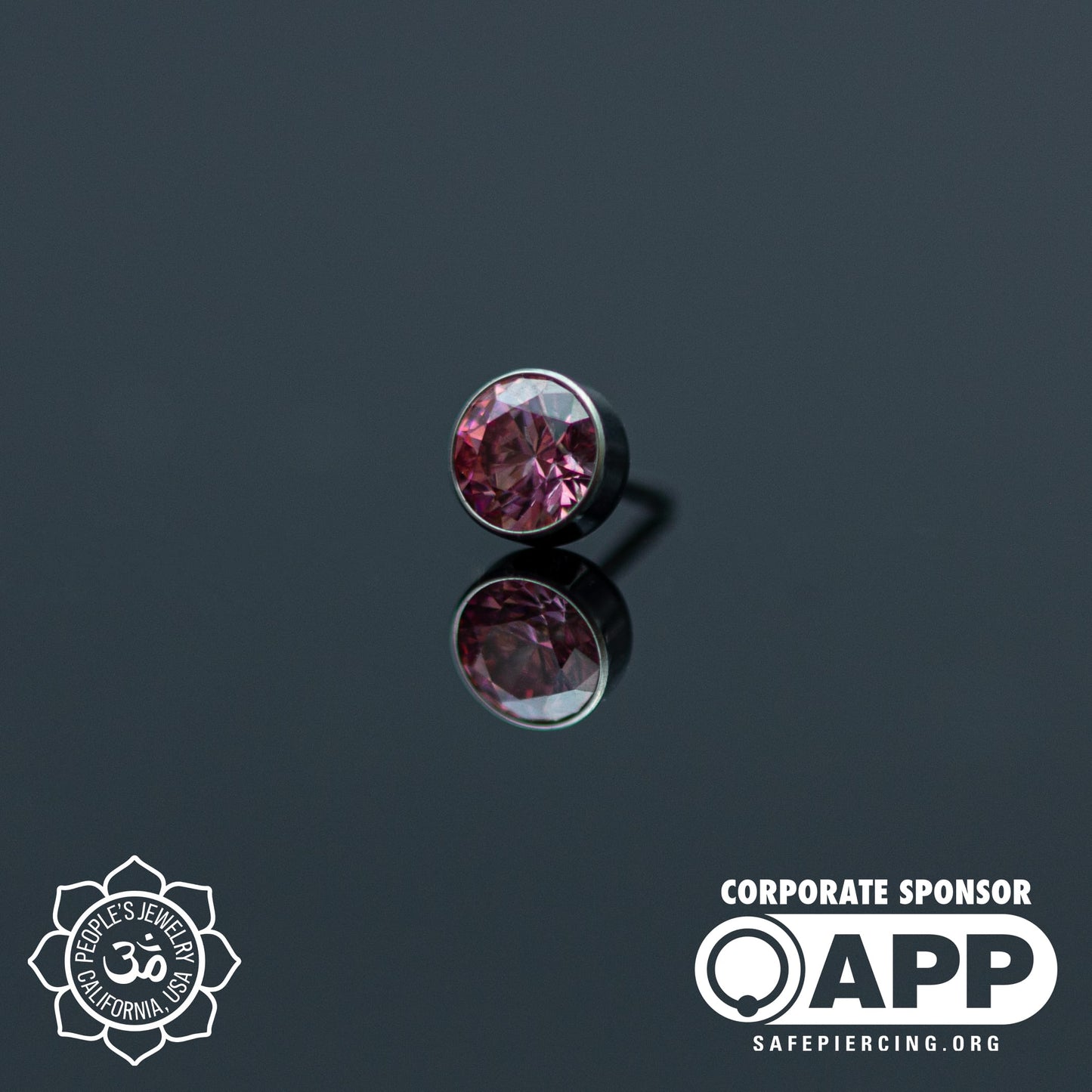 Threadless Titanium Gem Bezel