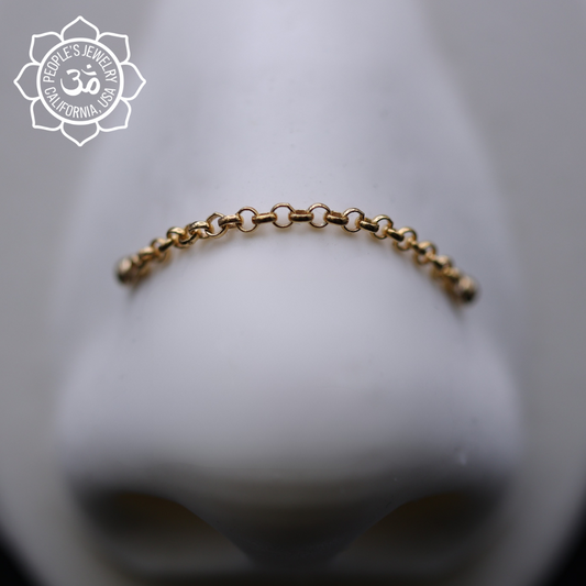 14k Gold-Filled Rolo Chain