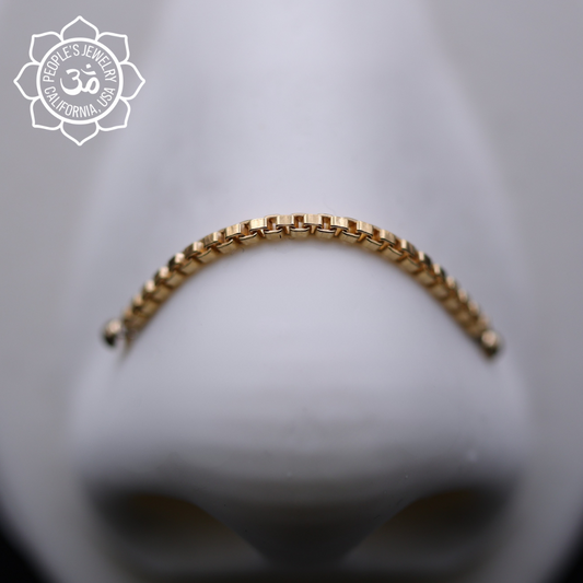 14k Gold-Filled Venetian Box Chain