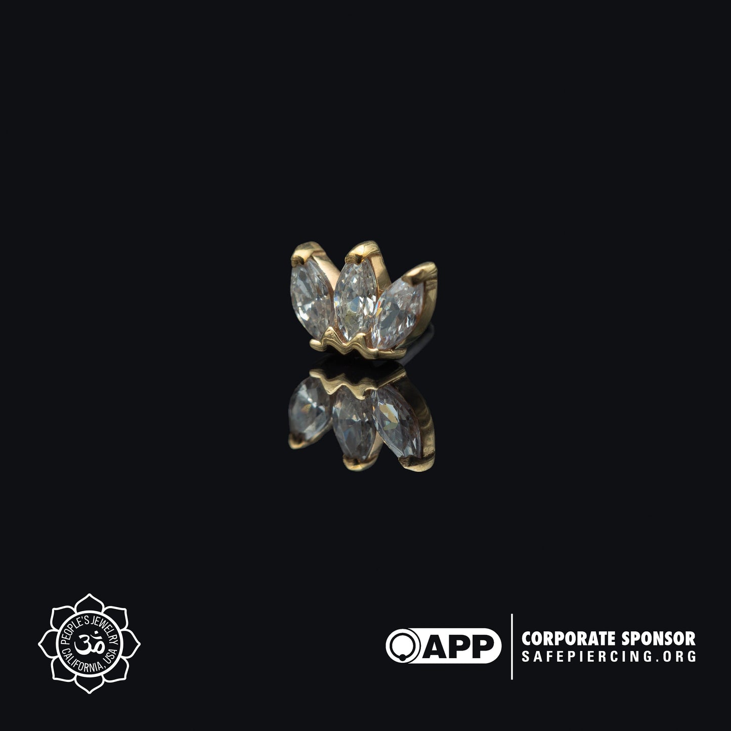 14kt Yellow Gold Ends