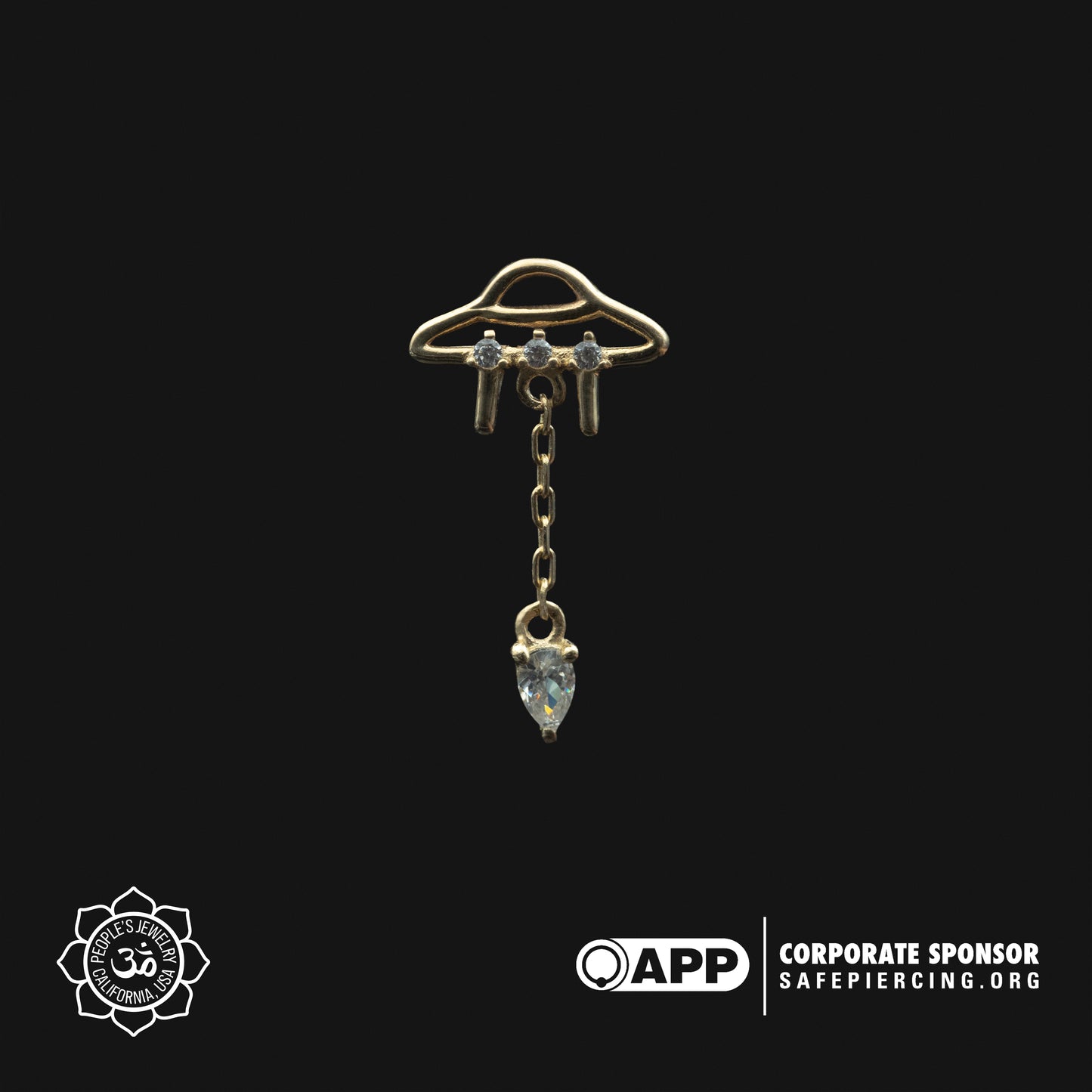 14kt Yellow Gold Ends