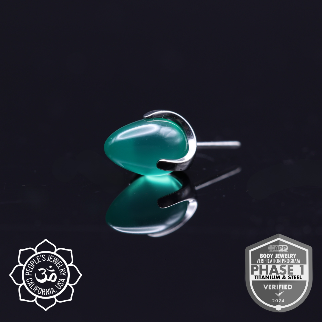 Threadless Titanium Claws - Bullet (Sandblasted)