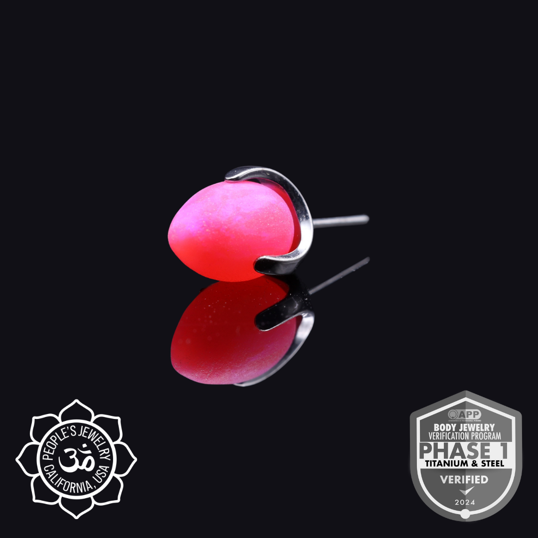 Threadless Titanium Claws - Bullet (Sandblasted)