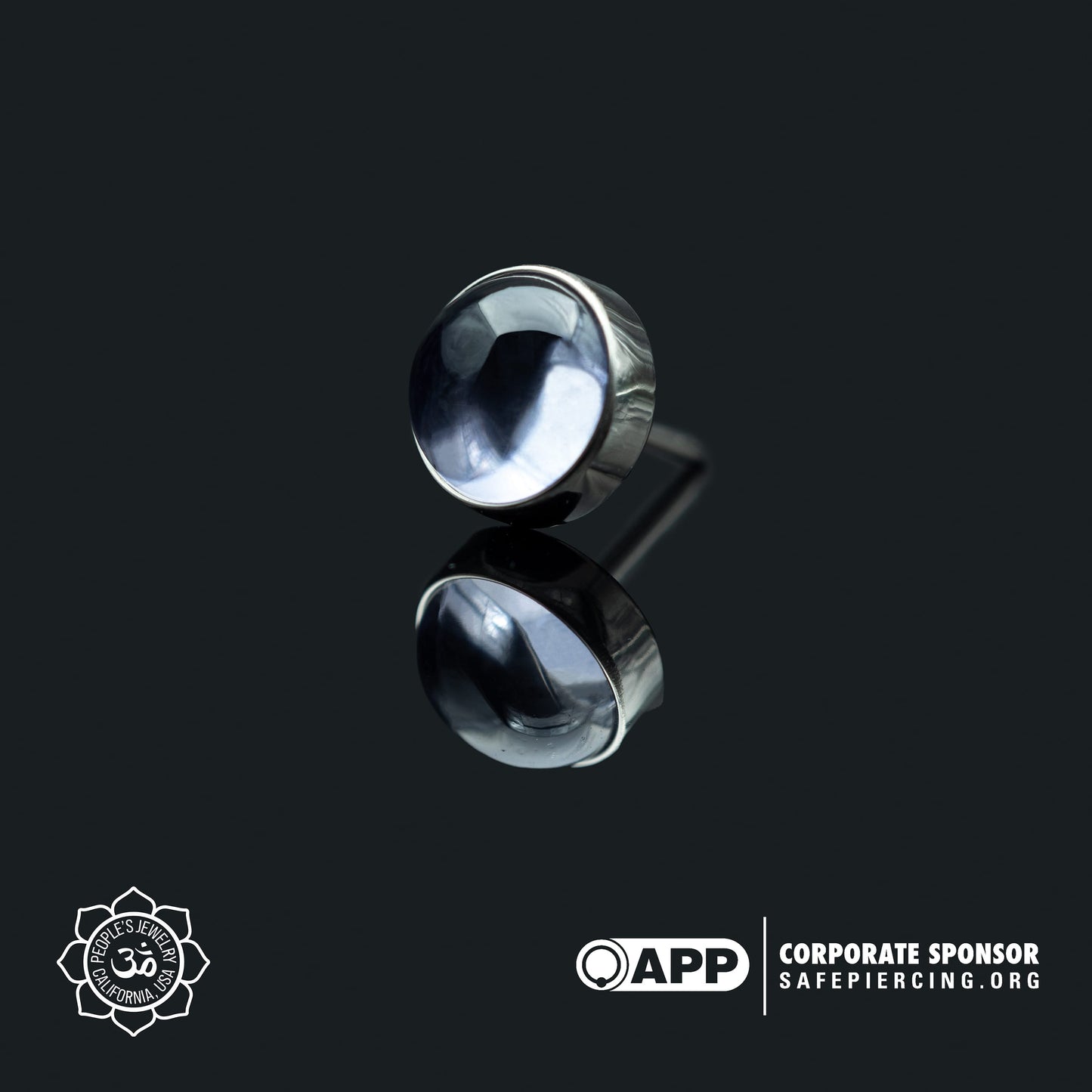 Threadless Titanium Prong-set Cabochons