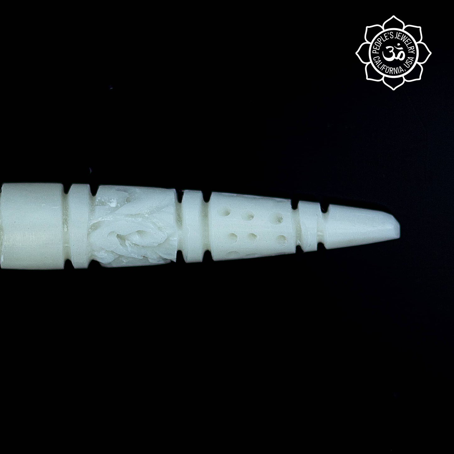 Carved Ivy Bone Spike