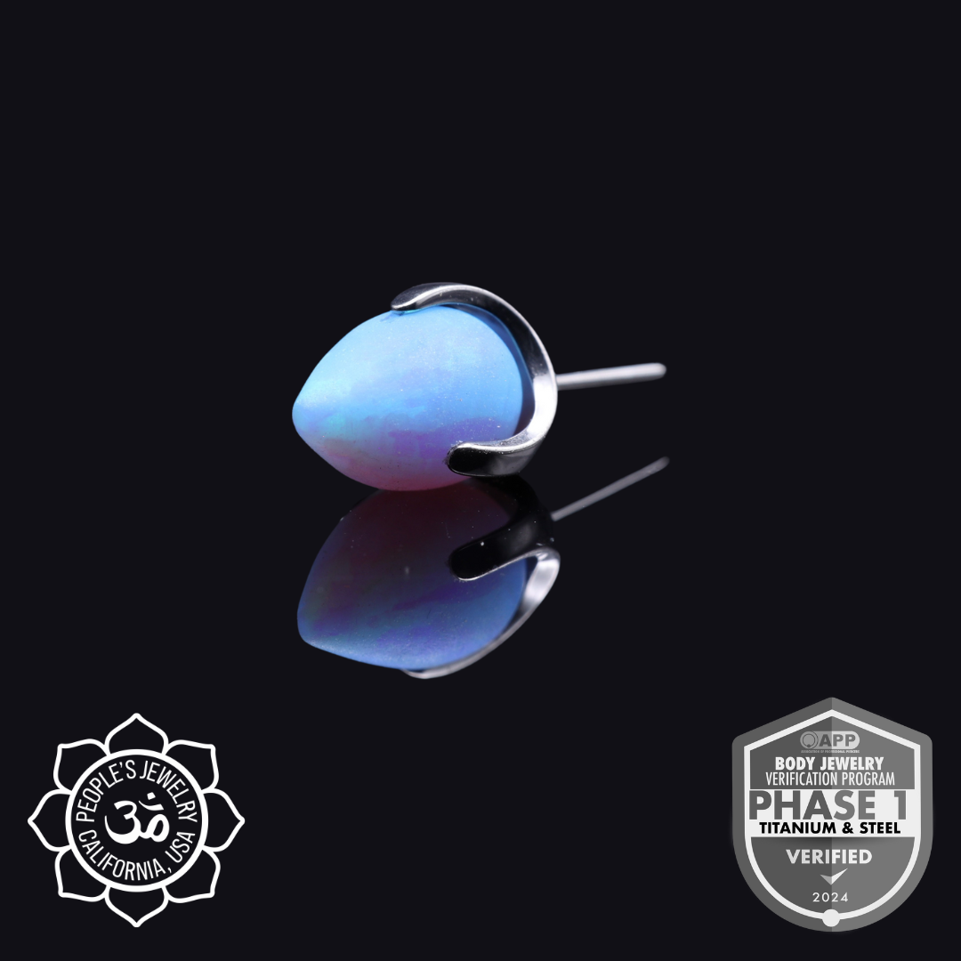 Threadless Titanium Claws - Bullet (Sandblasted)