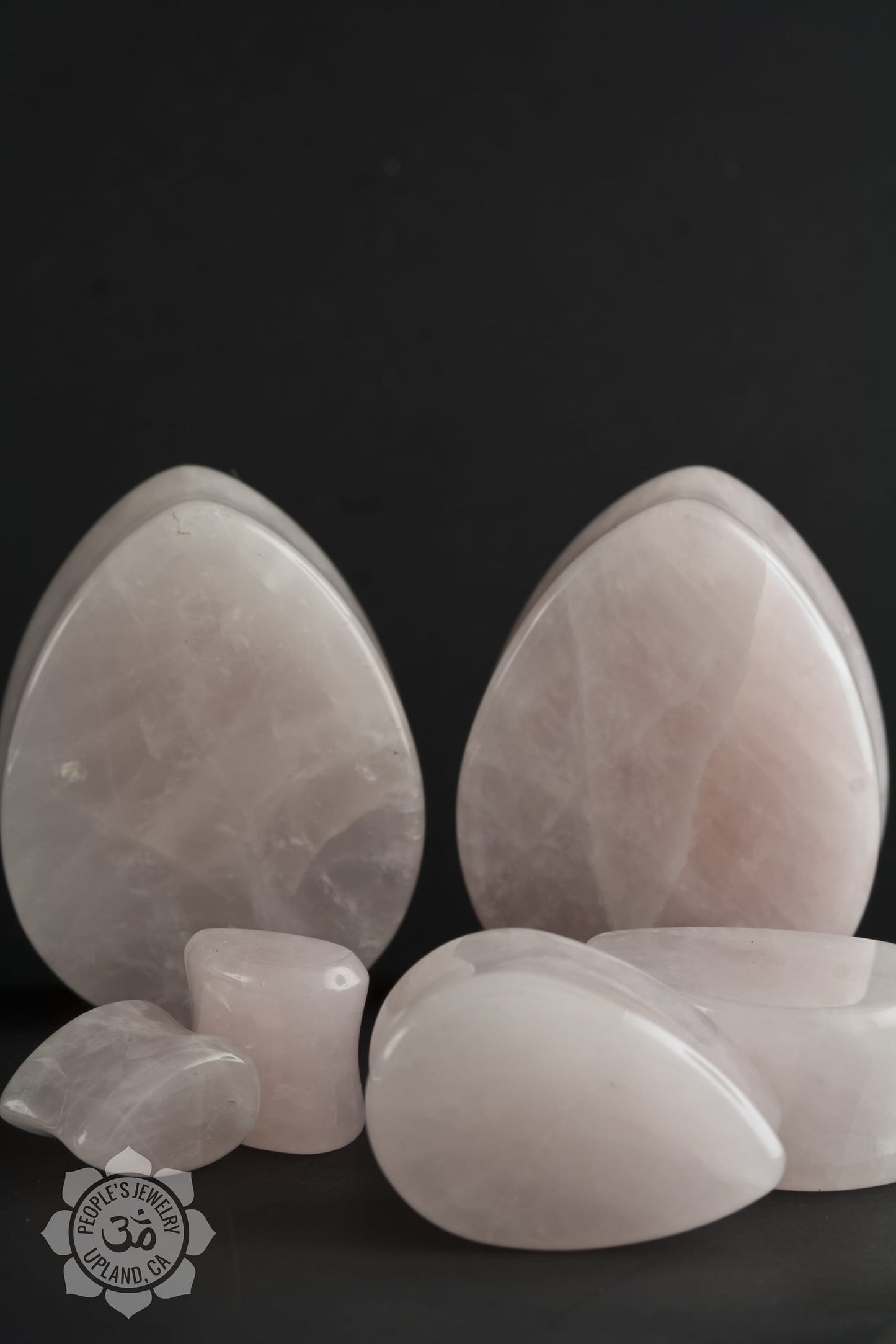 Rose Quartz Teardrops