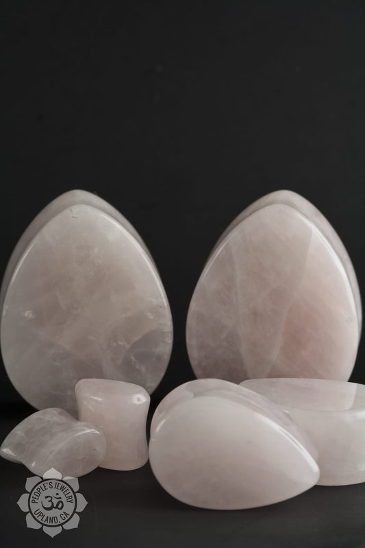 Rose Quartz Teardrops