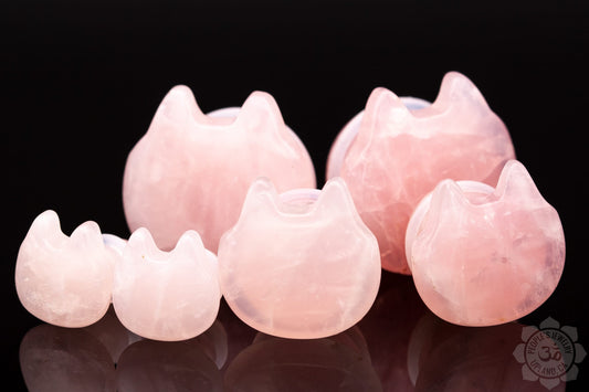 Single Flare Kitties - Rose Quartz