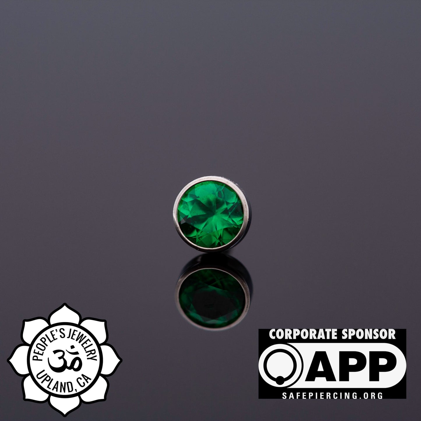 Threadless Titanium Gem Bezel