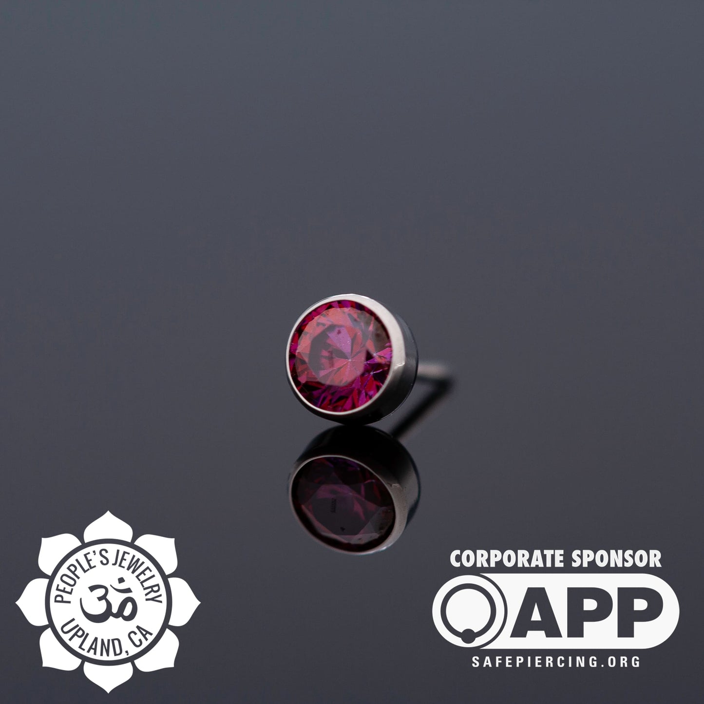 Threadless Titanium Gem Bezel