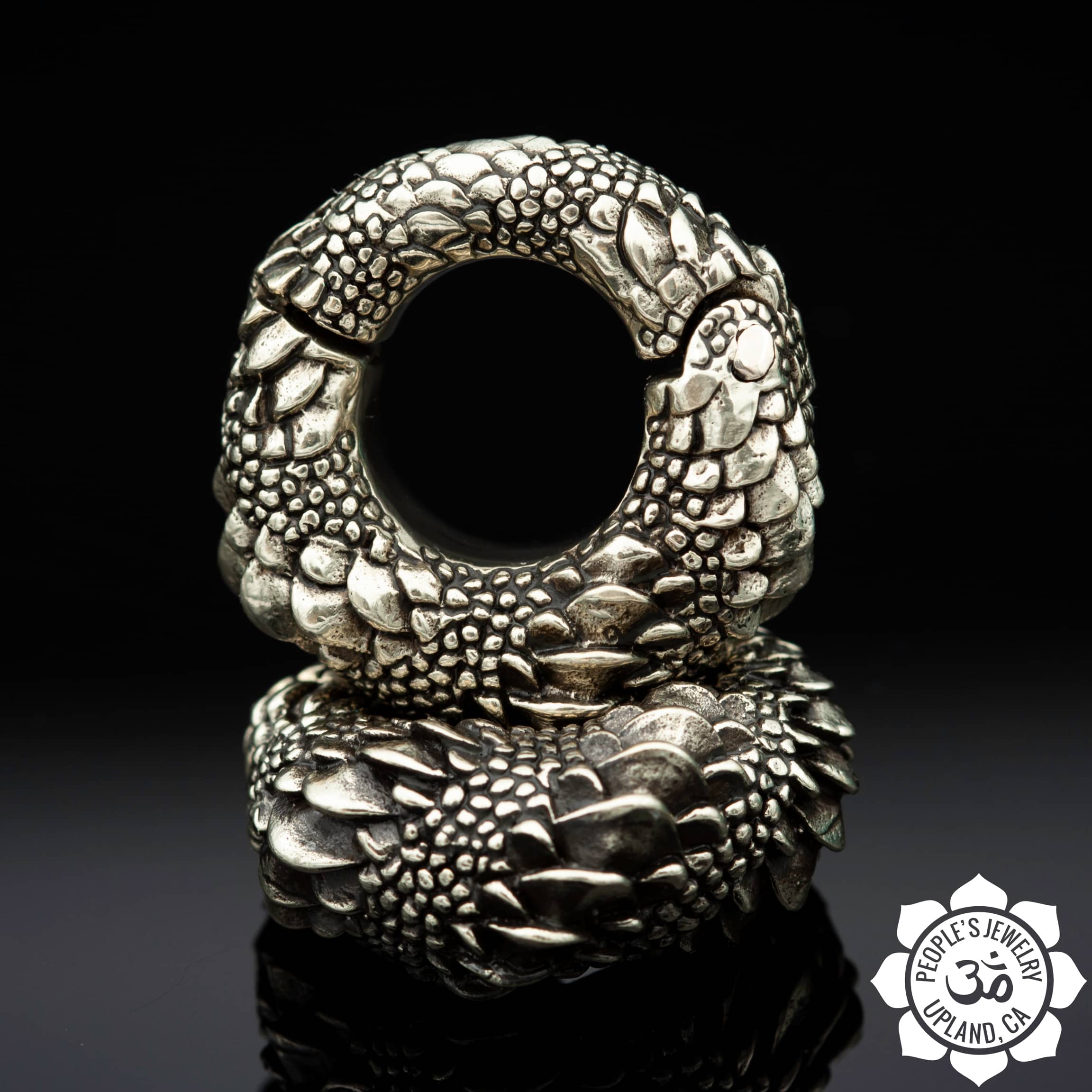 Brass Dragon Scale Clicker – People's Jewelry