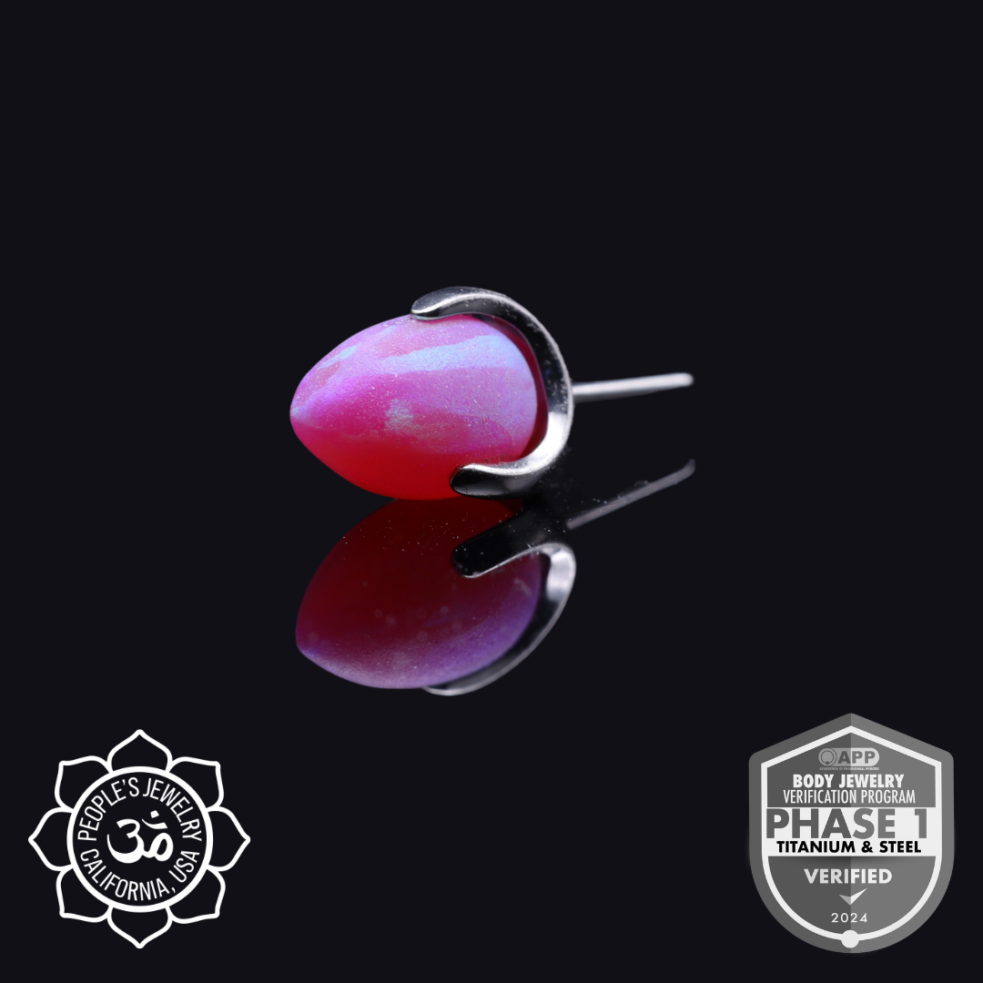 Threadless Titanium Claws - Bullet (Sandblasted)