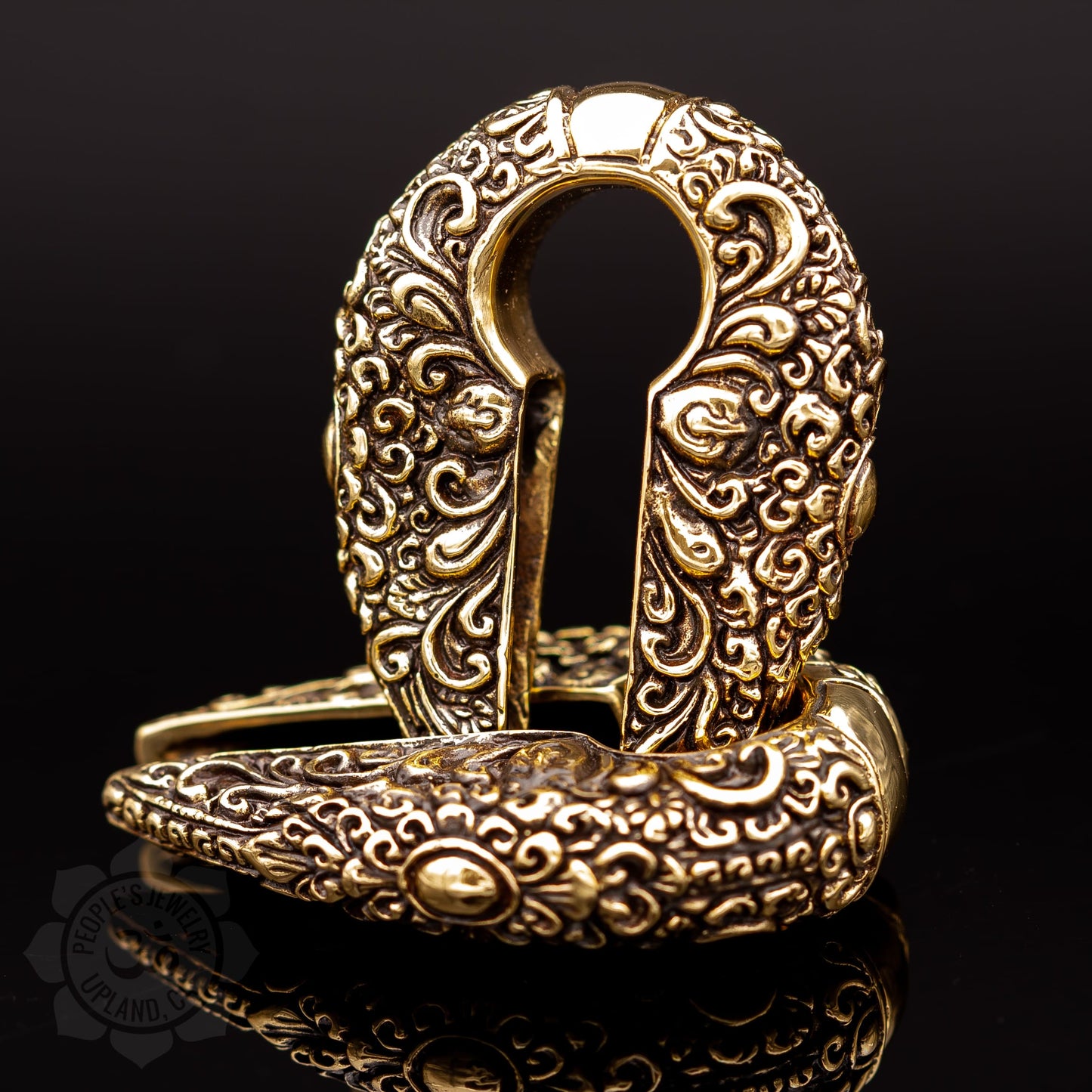 Brass Ornate Keyholes