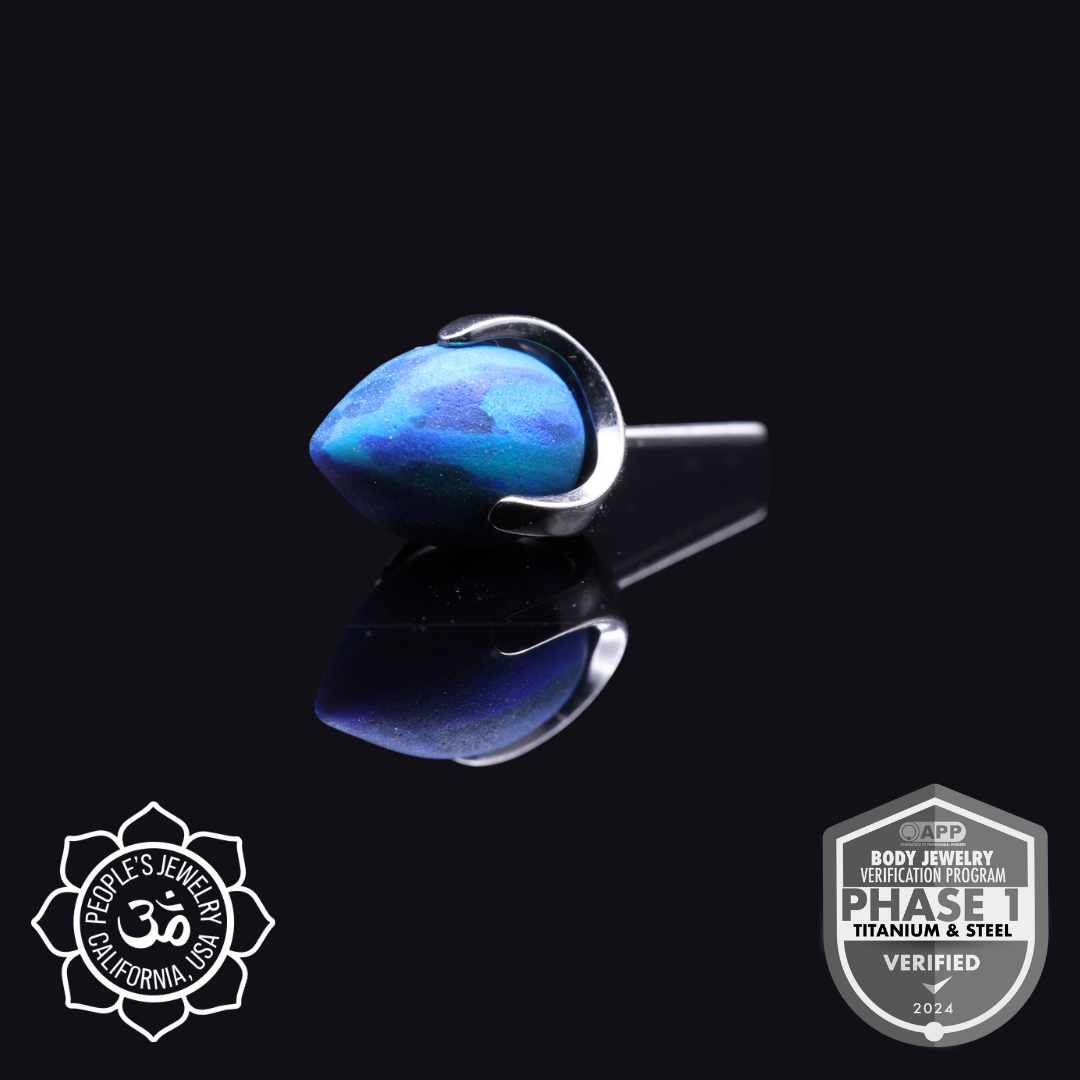 Threadless Titanium Claws - Bullet (Sandblasted)