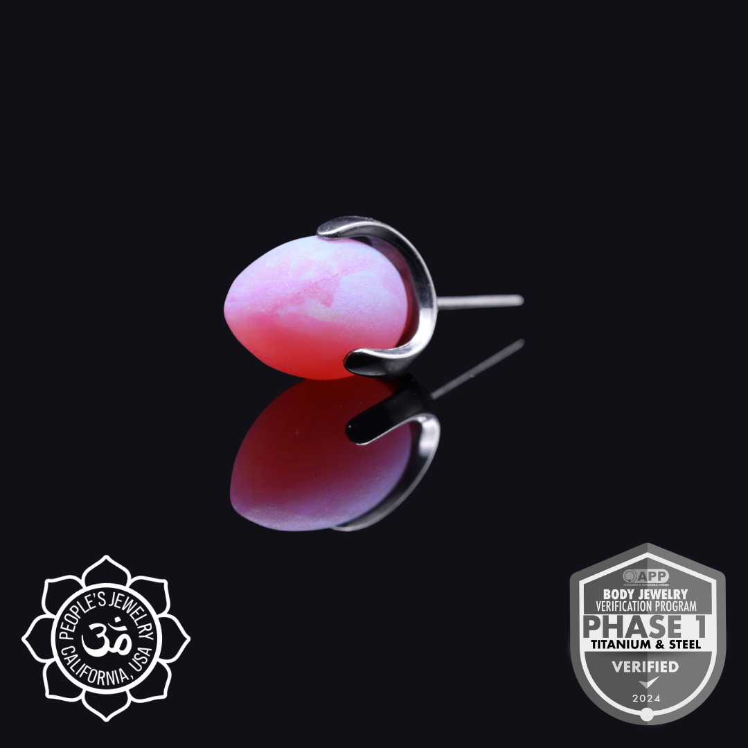 Threadless Titanium Claws - Bullet (Sandblasted)