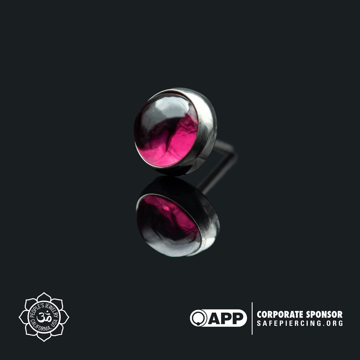 Threadless Titanium Prong-set Cabochons