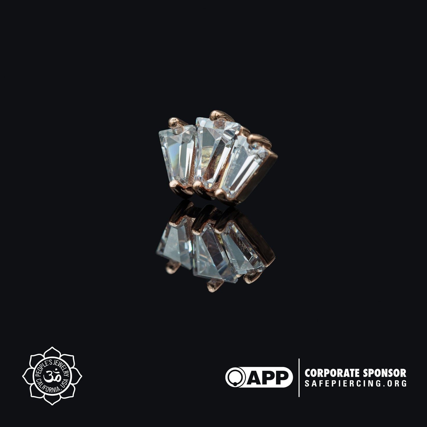 14kt Rose Gold Ends